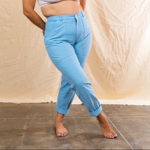 BIG BUD PRESS Baby Blue Pencil Pants